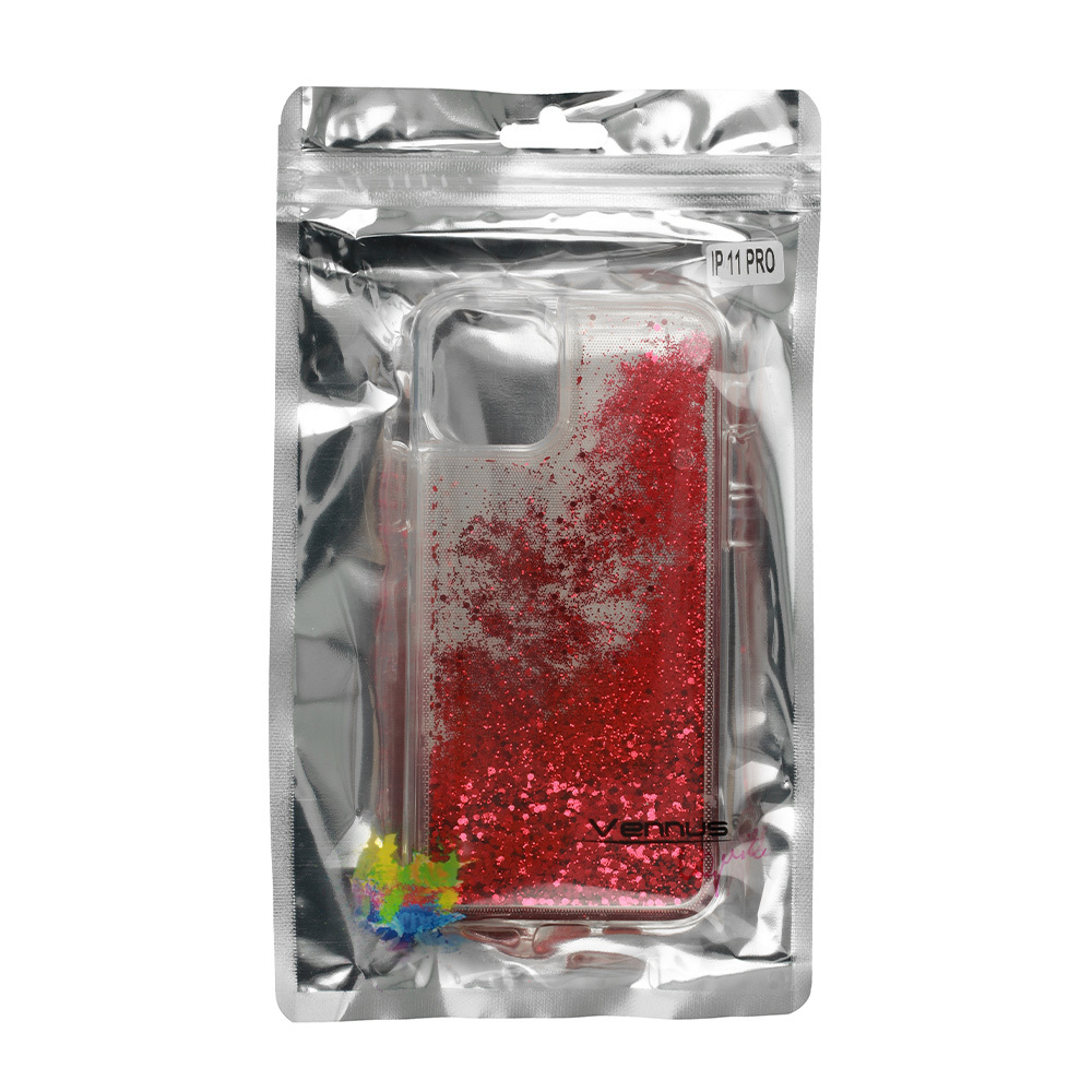 Glitter case voor Samsung Galaxy A73 - rood