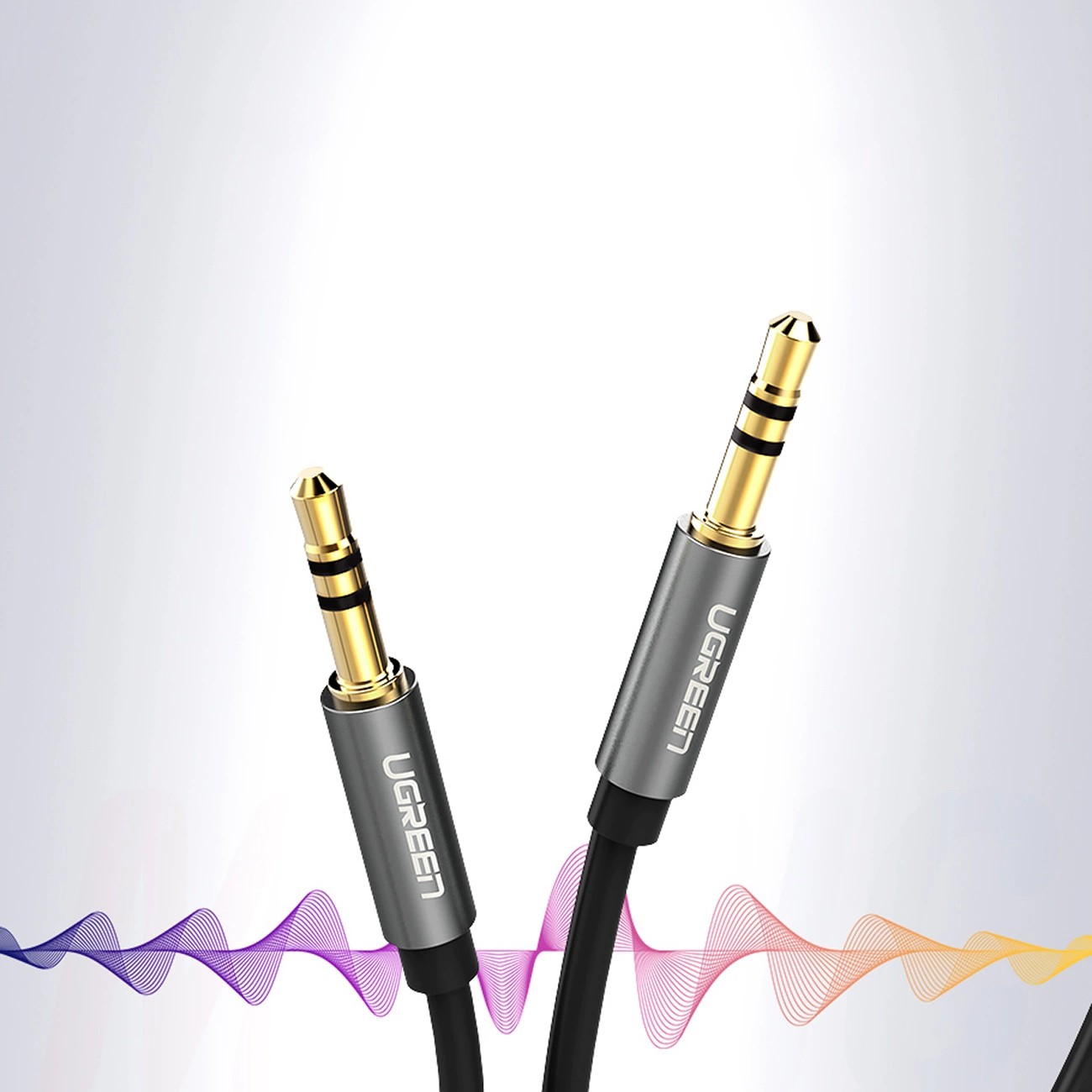Ugreen kabel - audiokabel AUX mini jack 3,5 mm - 1m - Zwart