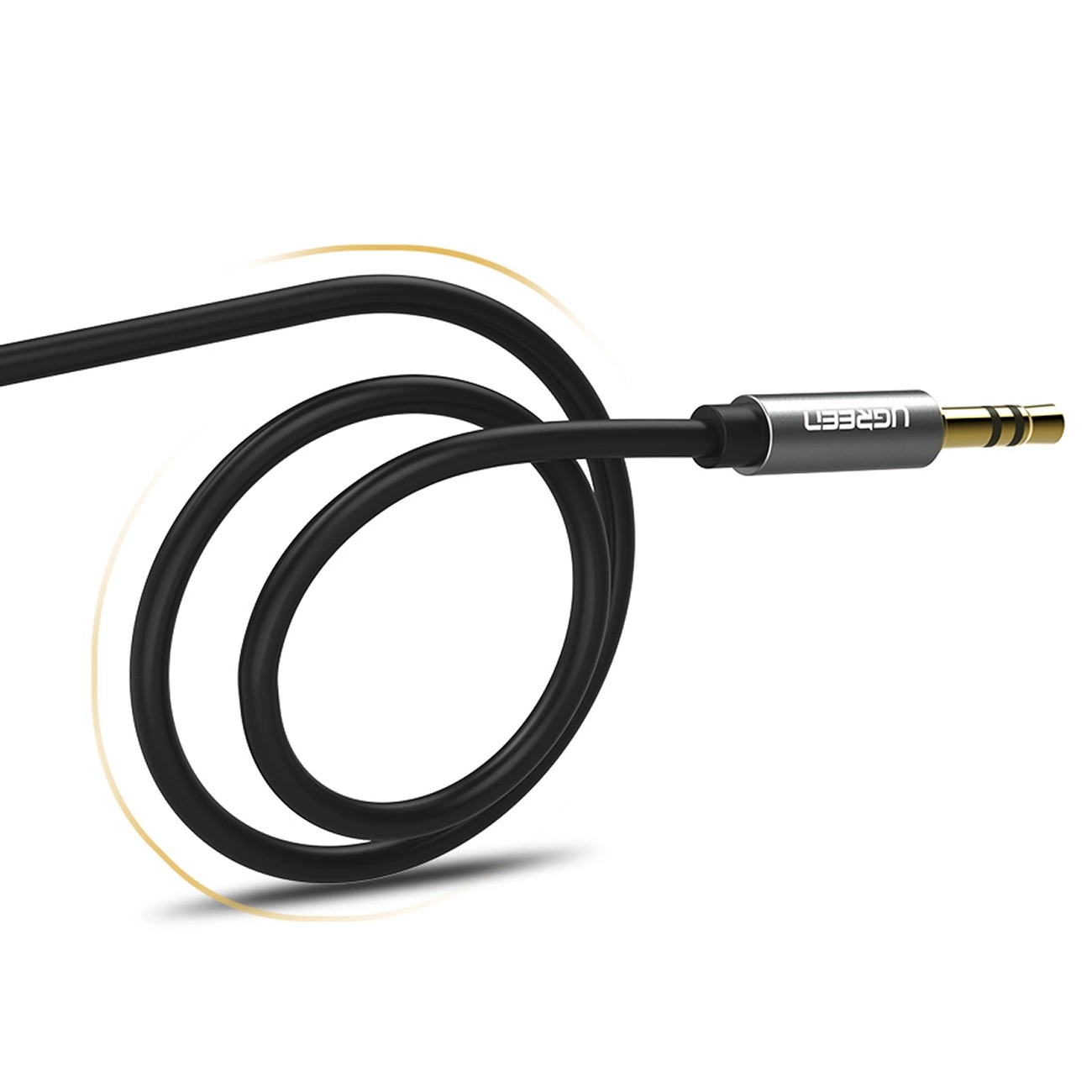 Ugreen kabel - audiokabel AUX mini jack 3,5 mm - 1m - Zwart