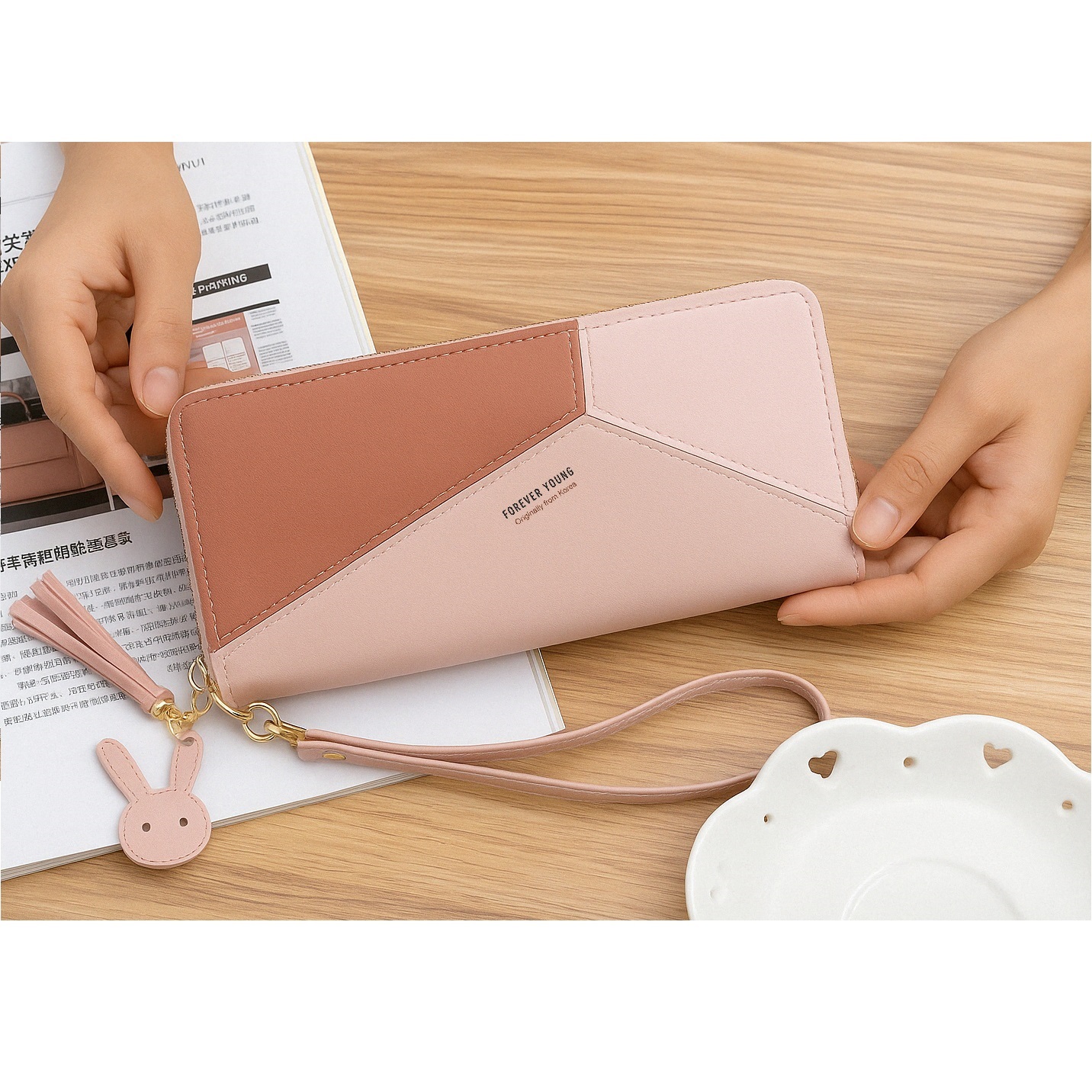 Portemonnee ZA-37068 - Roze