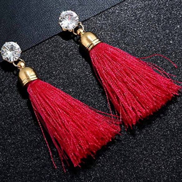 Oorbellen CL-2718 - Rood