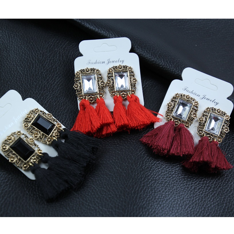 Oorbellen IV-3394 - Rood