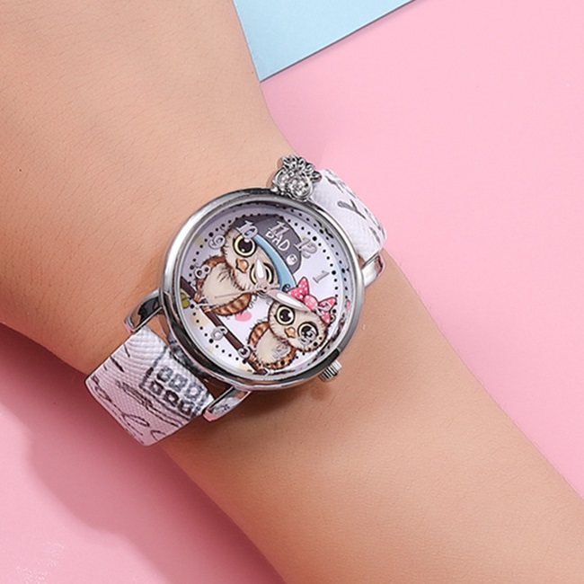 Kinderhorloge Owl - Roze 2