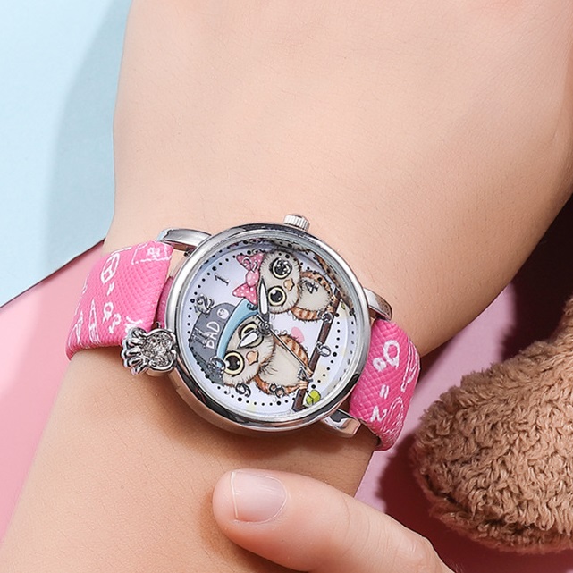 Kinderhorloge Owl - Roze 2