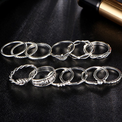 Set ringen CE-3061 - Zilver