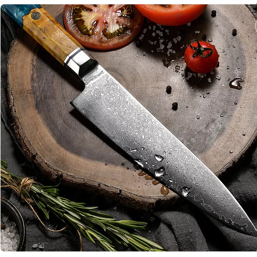 Damast keukenmes AO-20192 - Chef