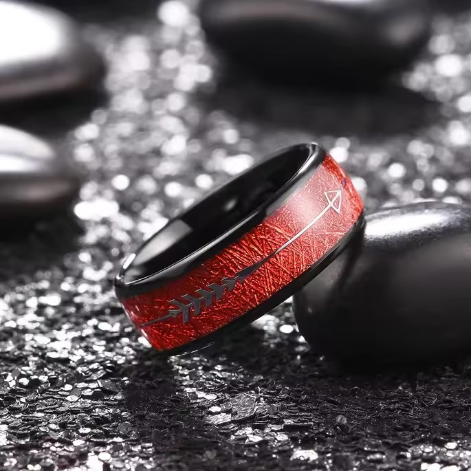 Ring Arrow - Rood / 59mm