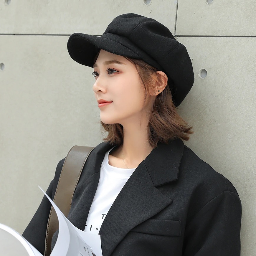 Dames baret BR-26982 - Donkergrijs