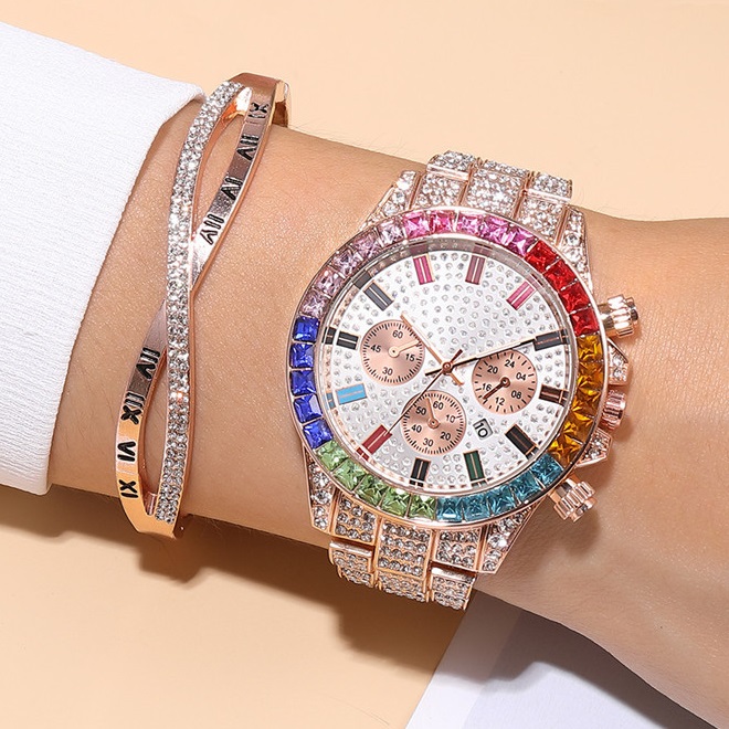 Horloge EX-22592 - Goud/Roze