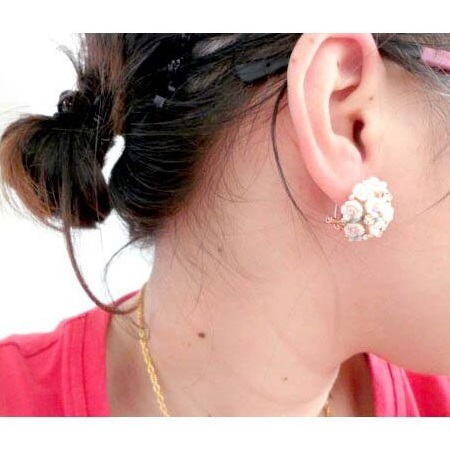 Oorbellen BF-1041 - Roze
