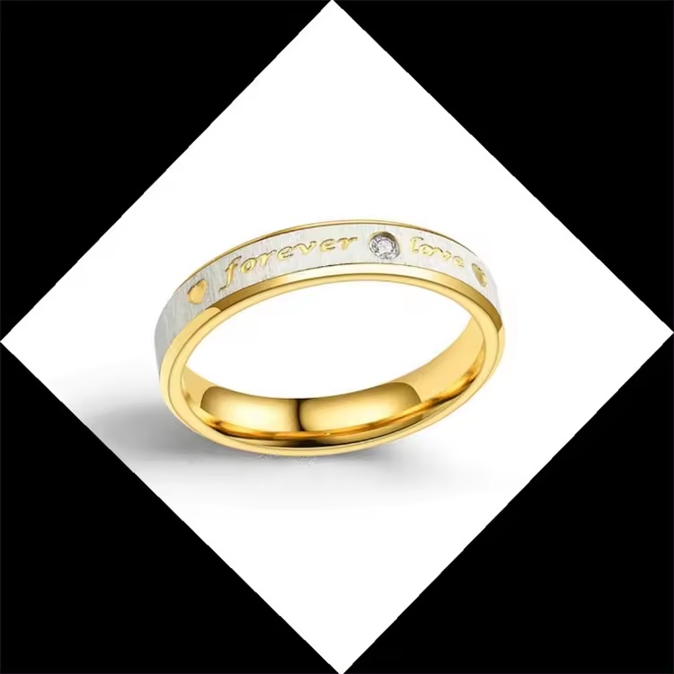 Damesring Forever Love - Goud / 49mm