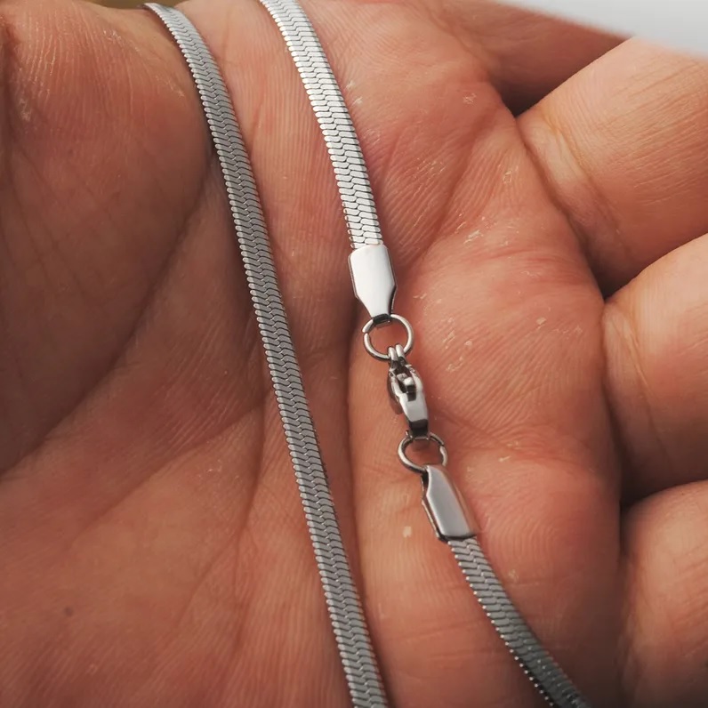 Ketting GL-34684 Type2 - Zilver / 45cm / 3mm