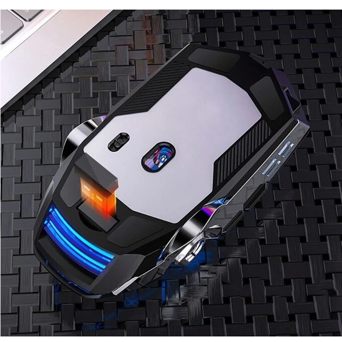 Gamingmuis Mechanic - Wit / Bedraad