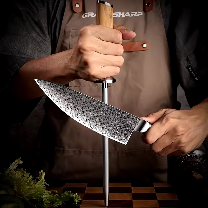 Damast keukenmes HI-35063 - Santoku
