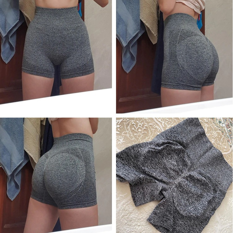 Korte Push Up leggings - Rood / L