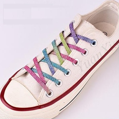 Magnetische veters voor schoenen - Roze/Geel