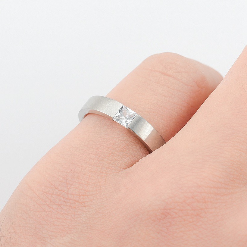 Ring NA-17430 - Zilver / 62mm