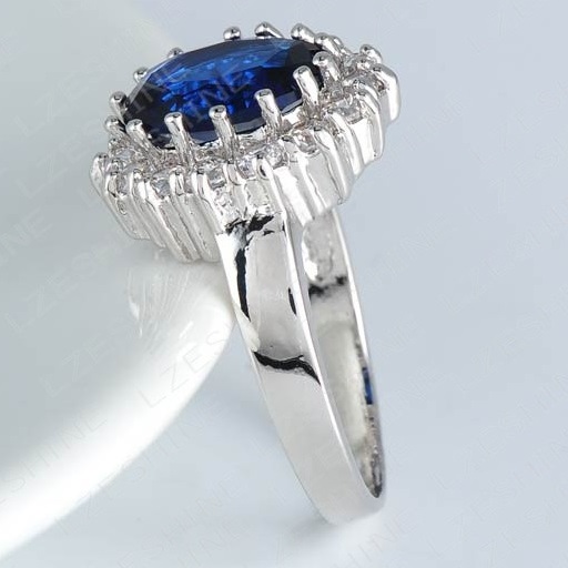Ring DR-6332 - Zilver/Blauw/55mm