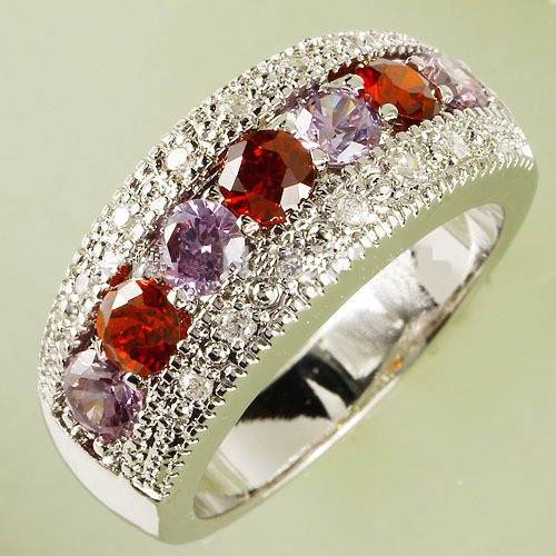 Ring GA-1379 - Zilver /Paars/67mm