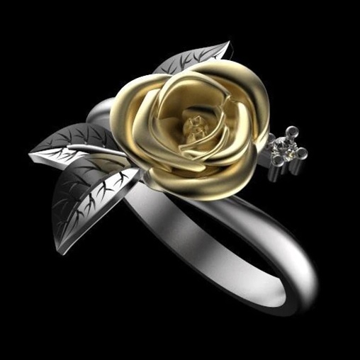 Ring FL-7757 - Zilver/59mm
