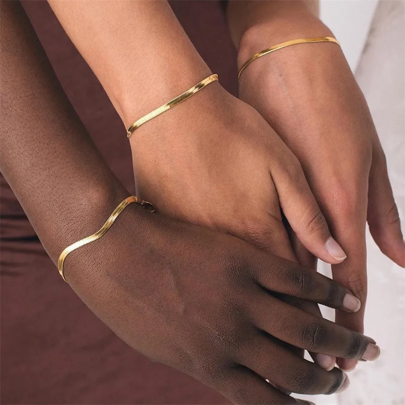 Armband SI-28535 - Goudroze/4mm