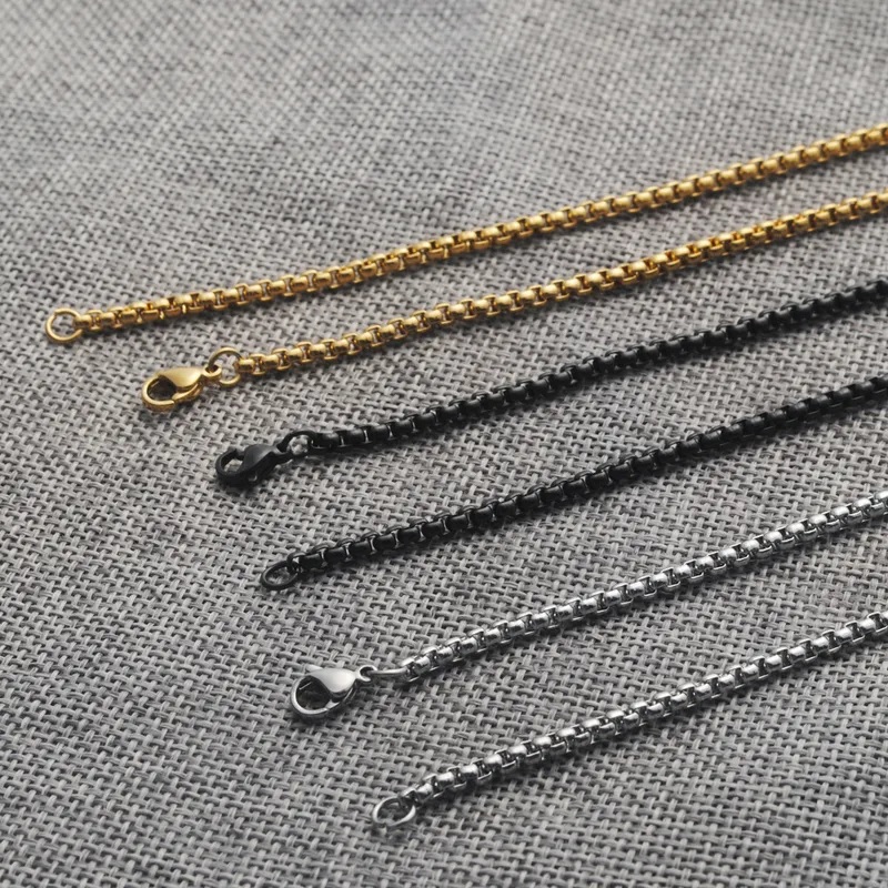 Ketting TA-34765 - Zwart / 80cm / 3mm