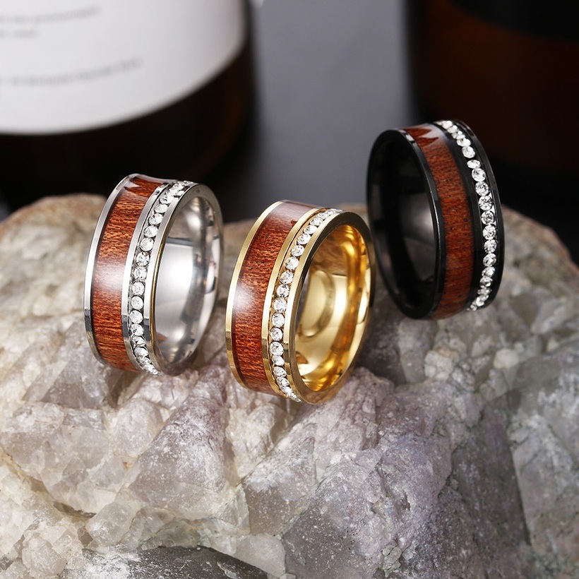 Ring TR-17019 - Zilver / Bruin / 62mm