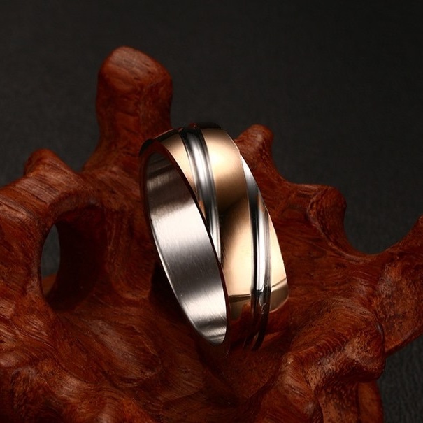 Ring TW-4911 - Goud/Roze/69mm