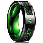 Zwart / Groen / 52mm