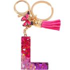 L / Roze / Vlinder