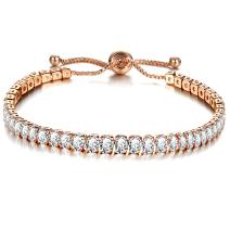 Armband FL-4216 - Goud / Kristal