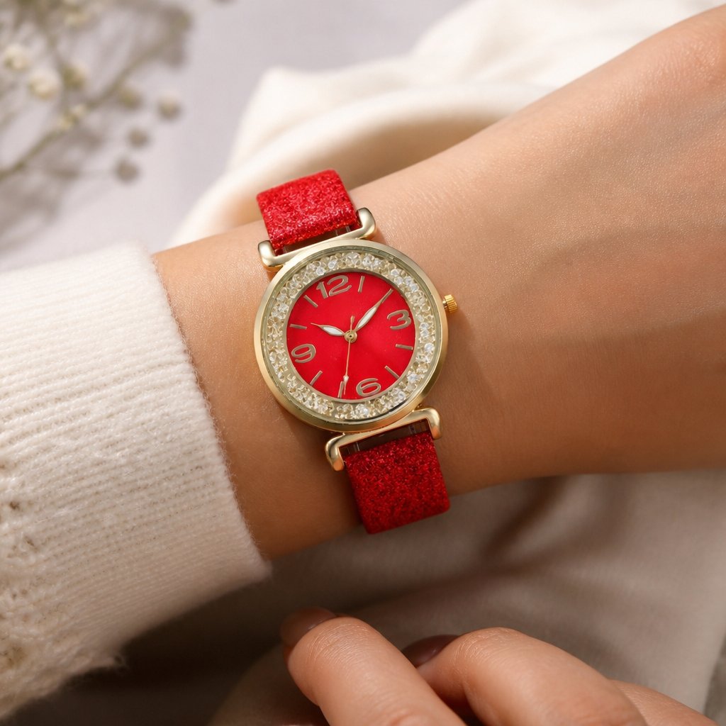 Horloge SH-12955 - Rood
