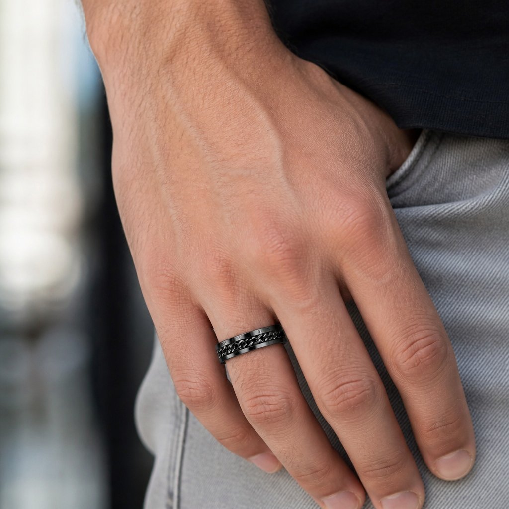 Ring CH-16875 - Zwart / 57mm