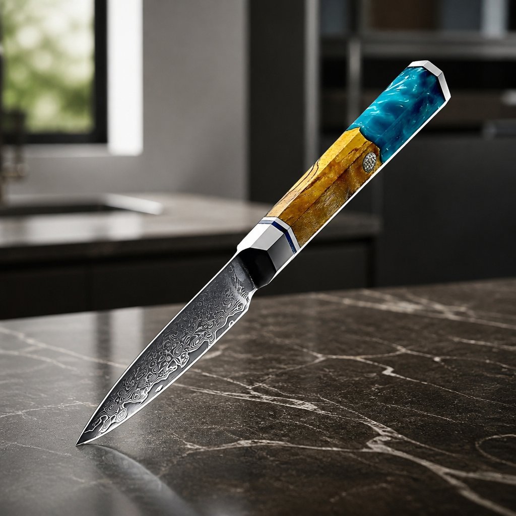 Damast keukenmes AO-20199 - Paring