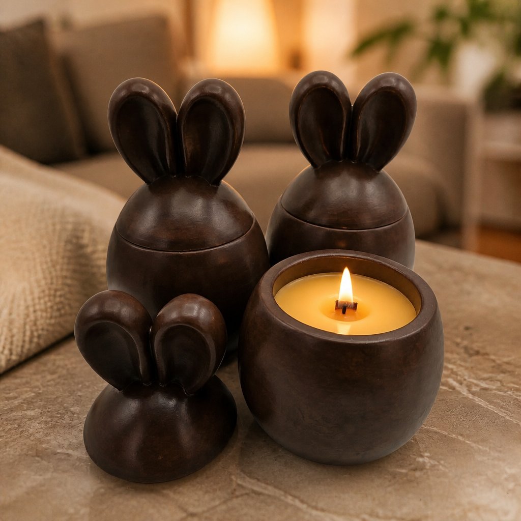 Choco Crumb Kaars - Bruin / Vanille